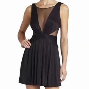 BCBG MaxAzria Lacee black cutout dress